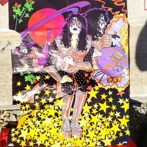 Rare vintage kiss poster